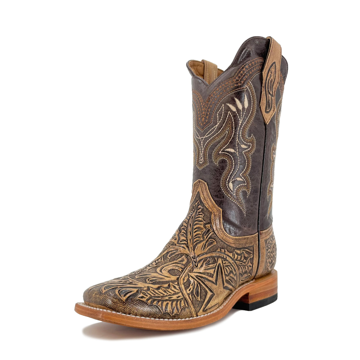 Bulldog Paint Pattern Print Men Women Leather Boots