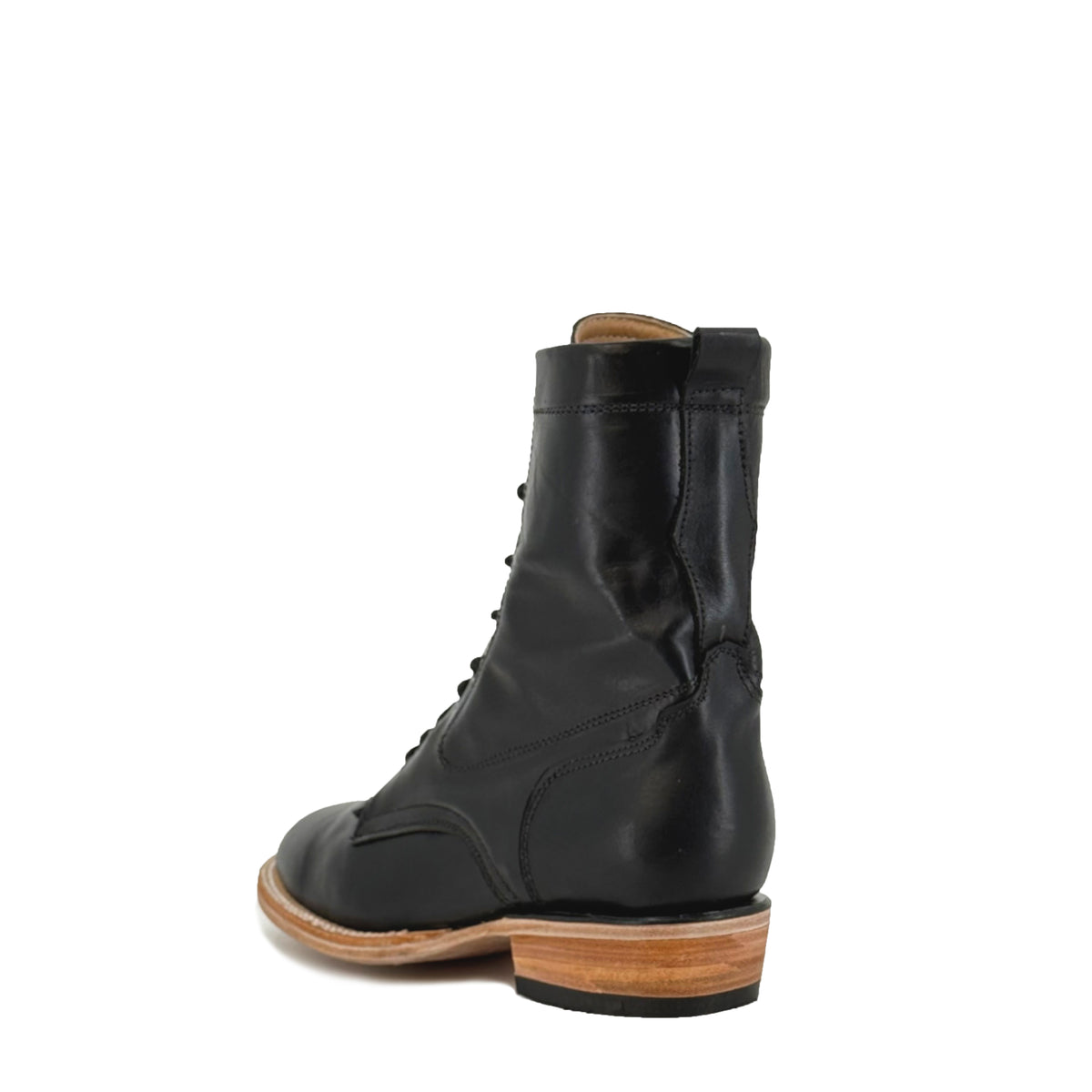 mens black leather lace up dress boots OPI GelColor Black Dress Not Optional main image 1