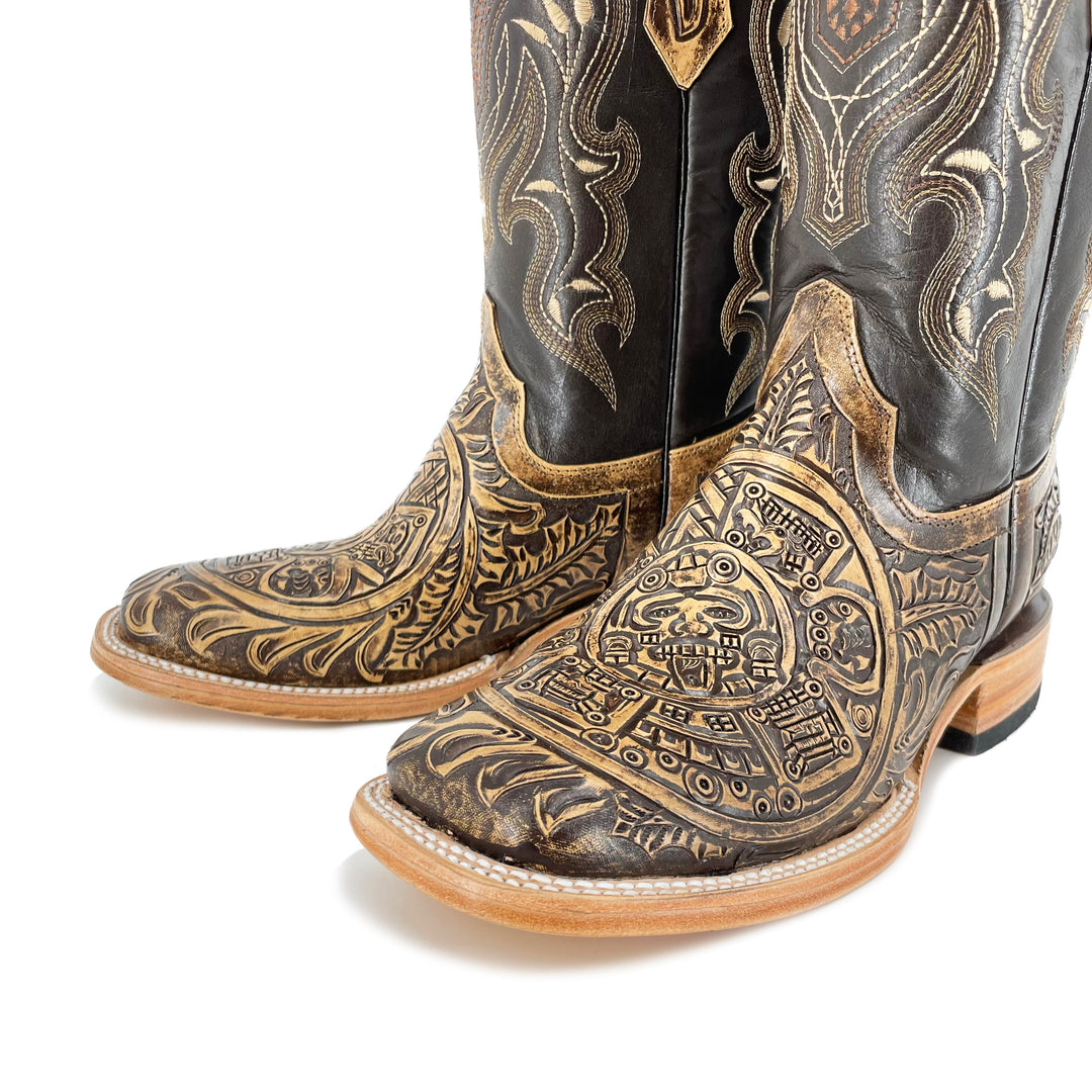 Ethic Aztec Geometric Art Print Men's Boots