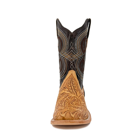 Men's Hand-Tooled Bulldog Boots Lone Star Orix | Roman Boots TX