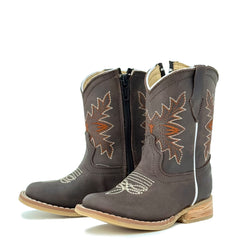 Boy's Western Boots - Brown