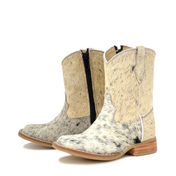 Kid's Western Boots - Cowhide Hair