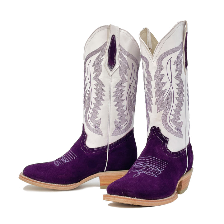 Women's Rider Boots - Rough Purple