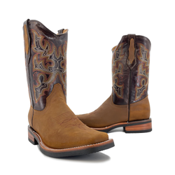 Men Rodeo Boot - Crazy Tan