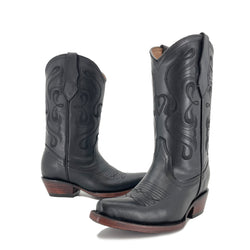 Cowgirl Western Boots - Natalie Black