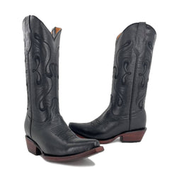 Cowgirl Black Western Boots - Laura